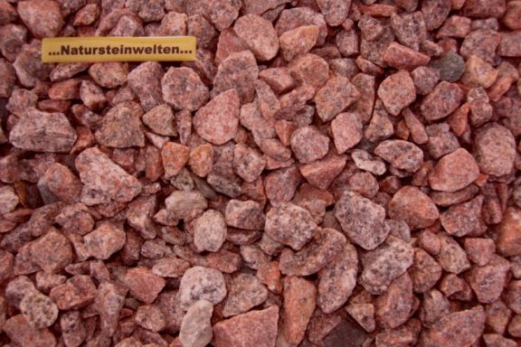 Ziersplitt Granit rot 8-16 mm
