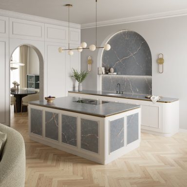 Silestone Farbton Parisien Blue