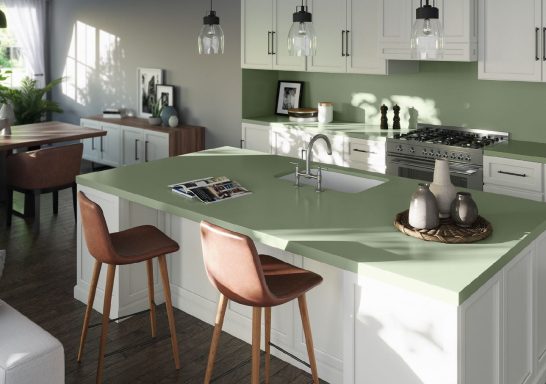 Silestone Farbton Posidonia Green